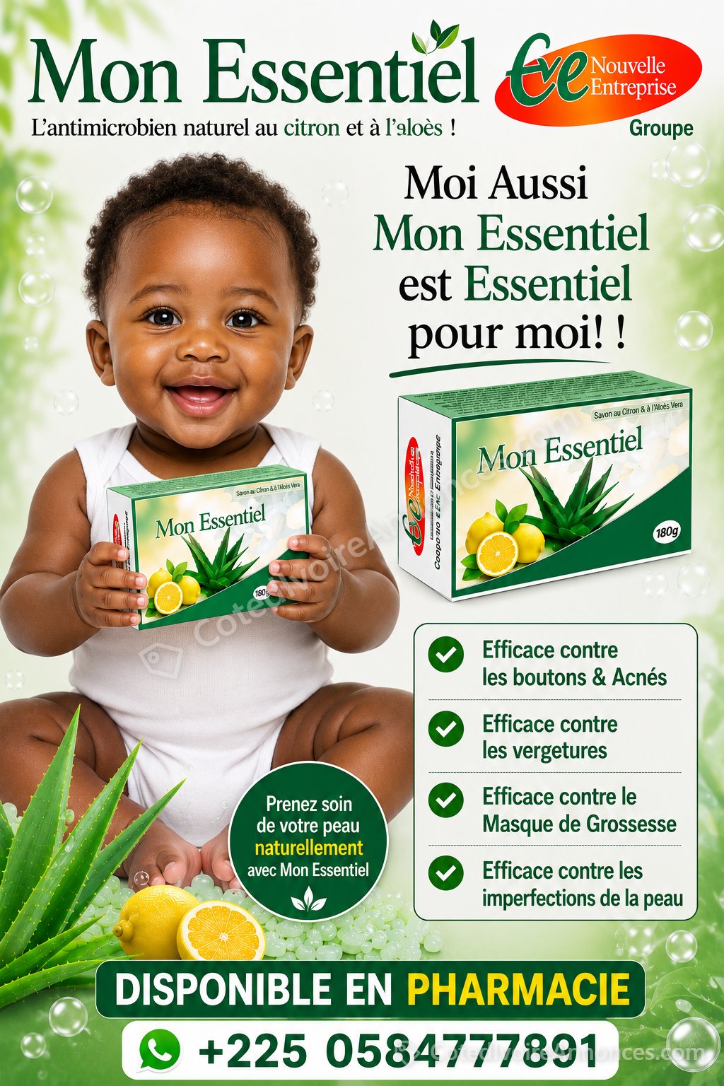 MON ESSENTIEL SAVON 180G — photo 1
