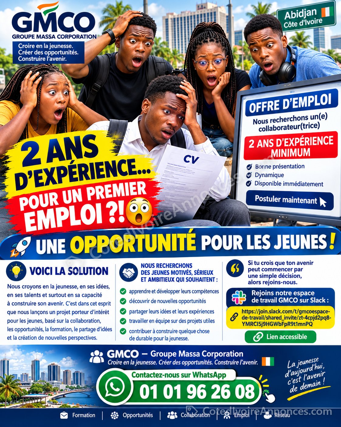 PLACEMENT DES TRAVAILLEURS PARTOUT ABIDJAN à Abidjan