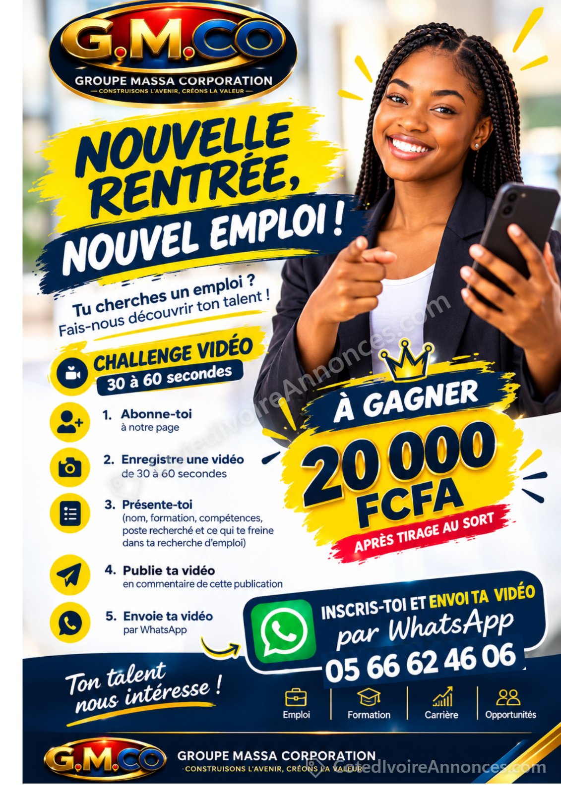 NOUVELLE RENTRÉE, NOUVEL EMPLOI ! — Emploi à Abidjan