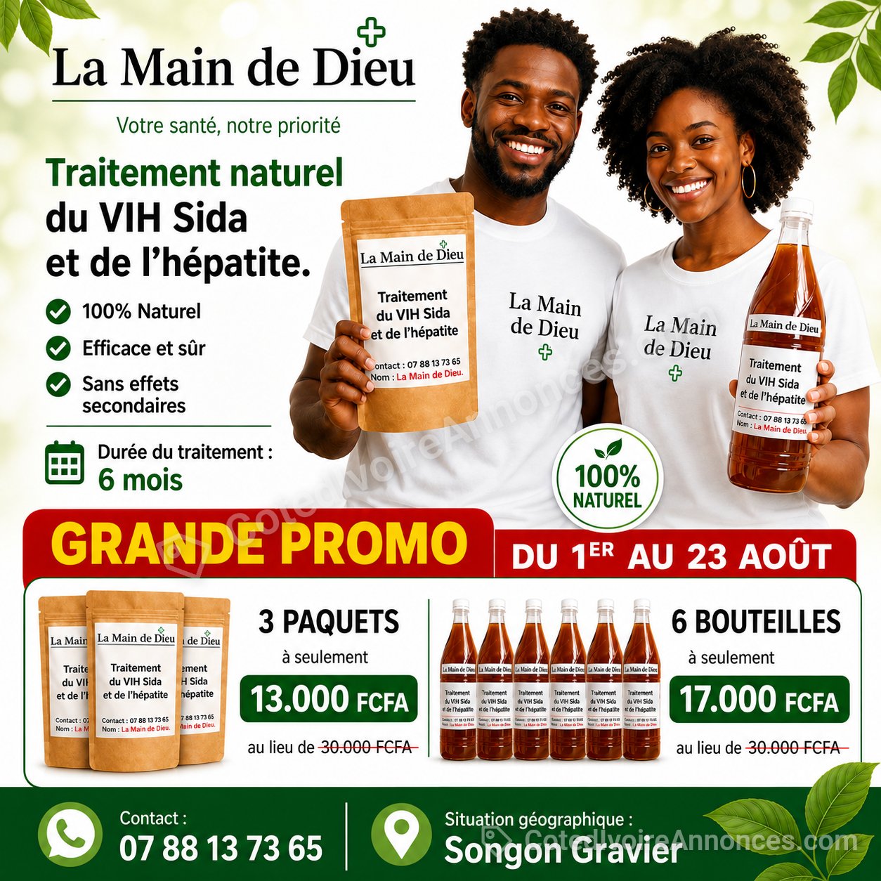 Produit bio à Abidjan