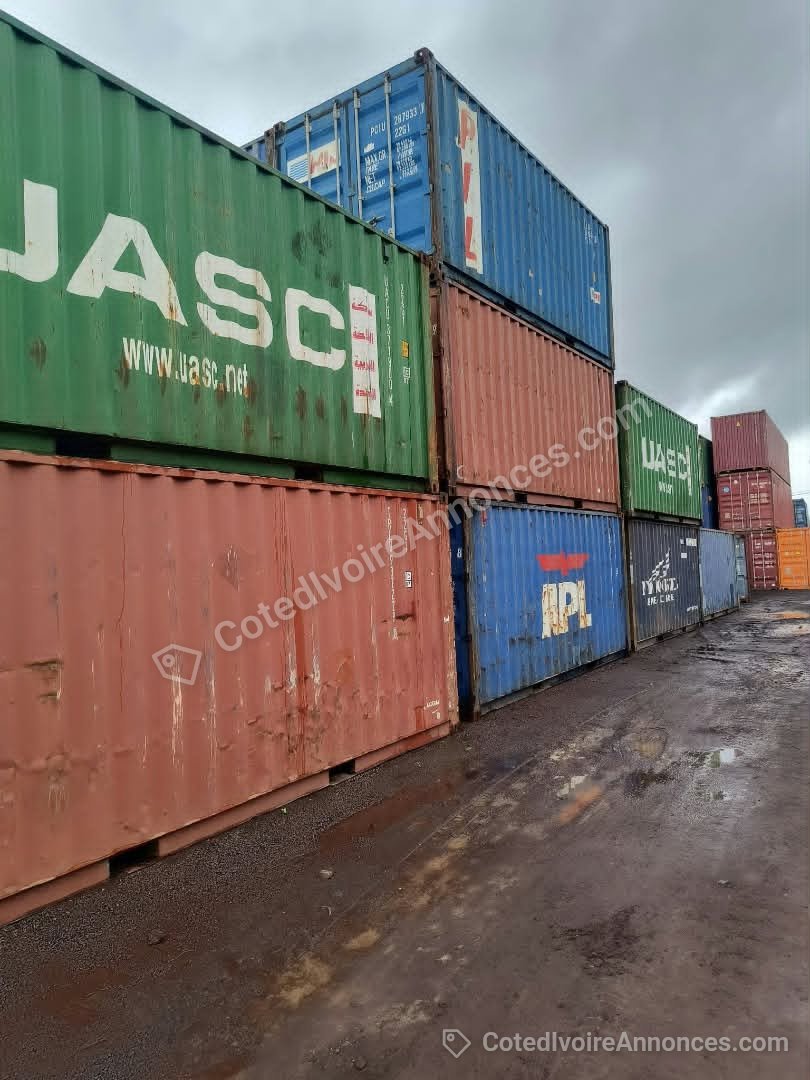 Vente de conteneurs 40 pieds à Abidjan