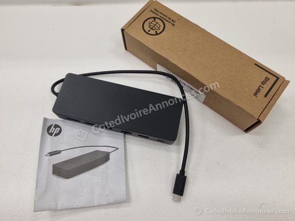 HUB HP multiports USB C 7in1 — Informatique à Abidjan