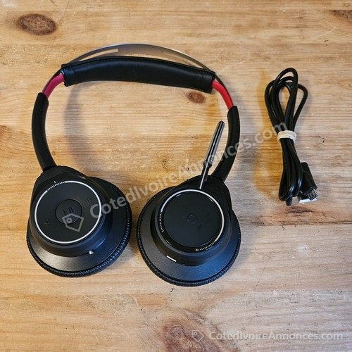 Casque Poly Voyager Focus 1📌callcenter — Électronique à Abidjan