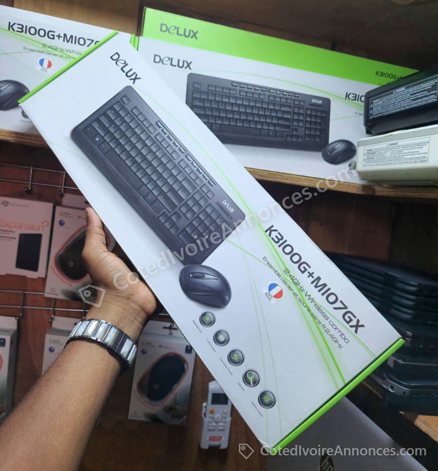 Pack Clavier souris sans fil DELUX — Informatique à Abidjan