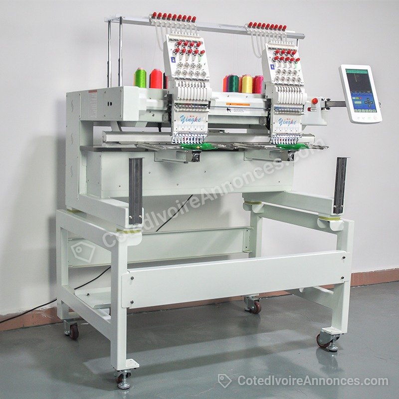 Machine de broderie industrielle 2 têtes 9 aiguilles — photo 1