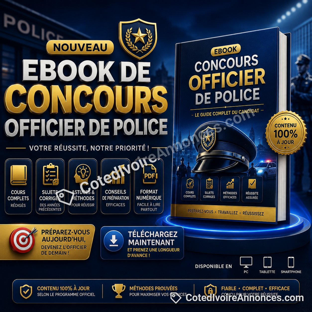 Ebook pour concours officier de police