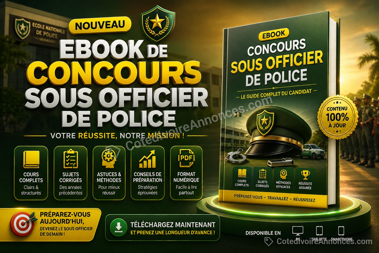 Concours sous officier de police