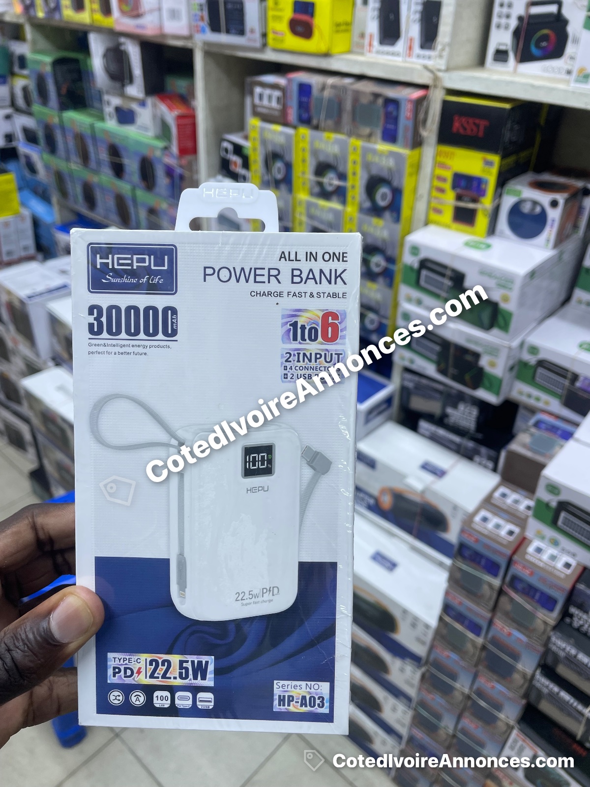 Power Bank HEPU à Abidjan