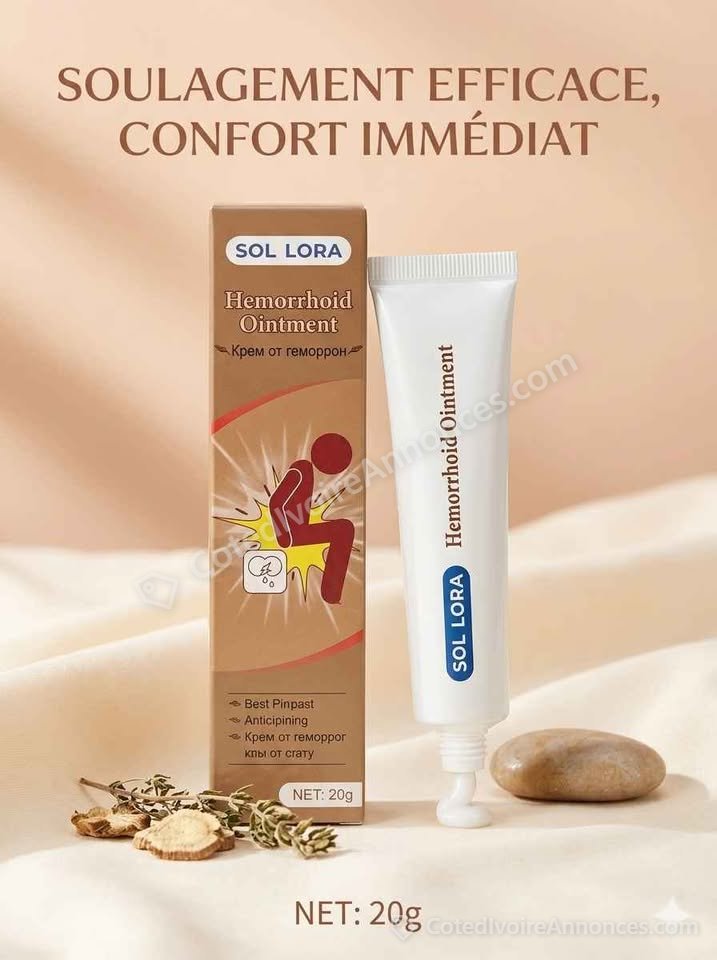 Crème de Soin Externe SOL LORA – Confort et Bien-être au Quotidien à Abidjan