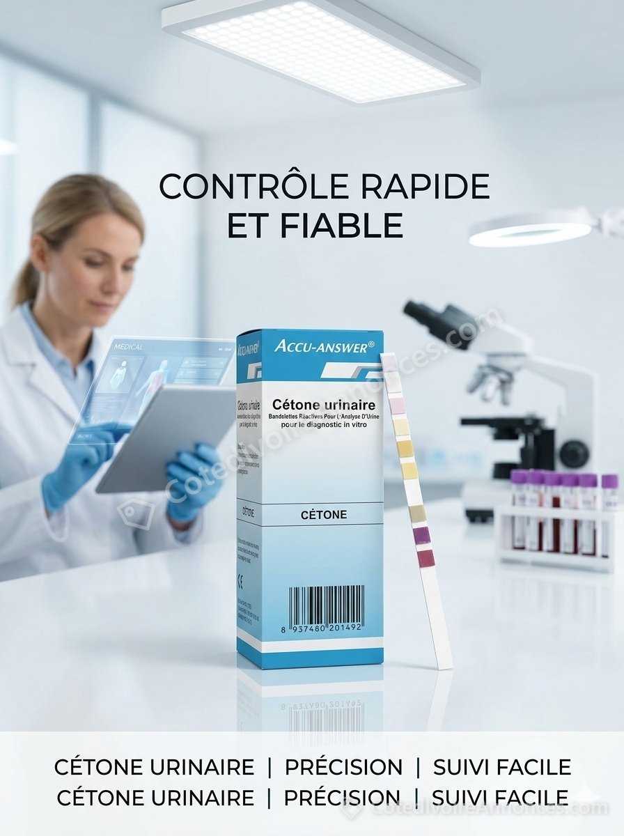 Bandelettes Réactives Cétones Urinaire - Accu-Answer Neuves à Abidjan