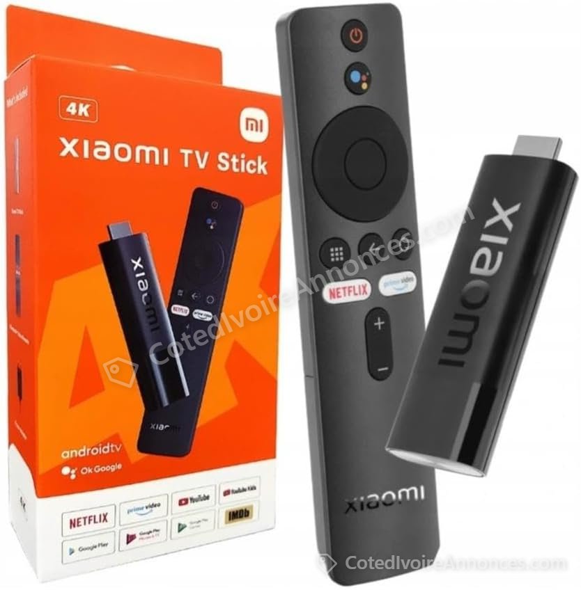 Xiaomi TV Stick 4K (32 000 FCFA) à Abidjan