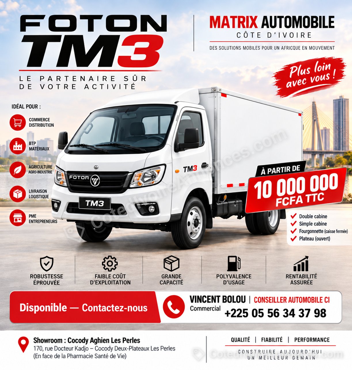 FOTON à Abidjan