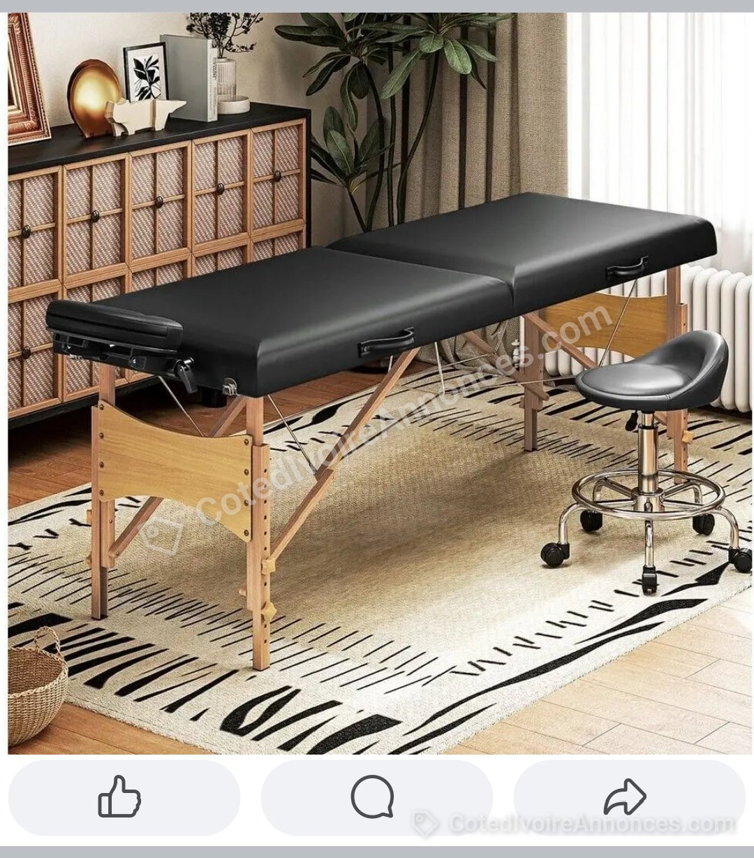Table de massage pliante en bois 180kg — Autres à Abidjan
