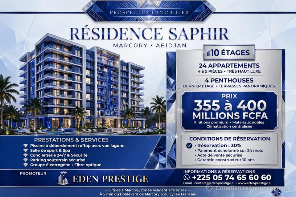 résidence saphir marcory VGE à Abidjan
