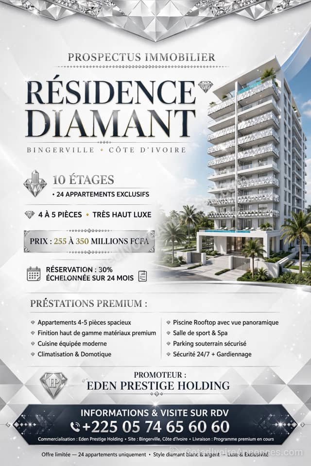 résidence Diamant à Abidjan