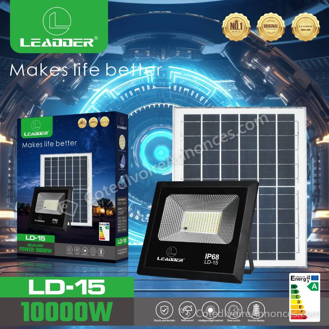 Lampadaire solaire LD-15 10000W à Abidjan