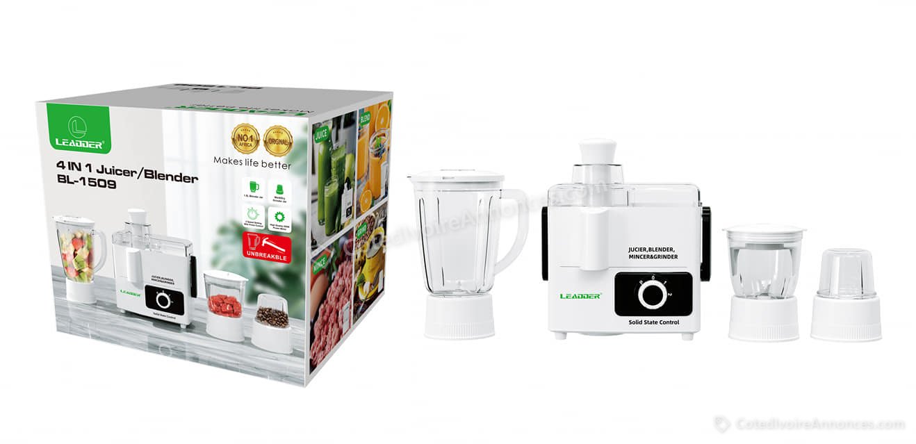 Super Mélangeur 4 En 1 BL-1509 (mélange, Broyeur, Jus, Hachoir) — photo 1