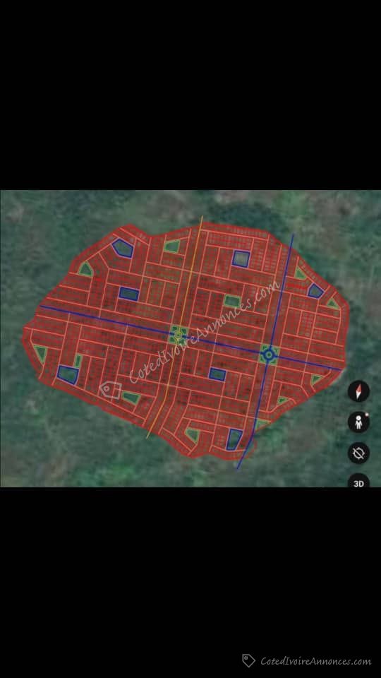 500m² à 700.000f à Bouaké