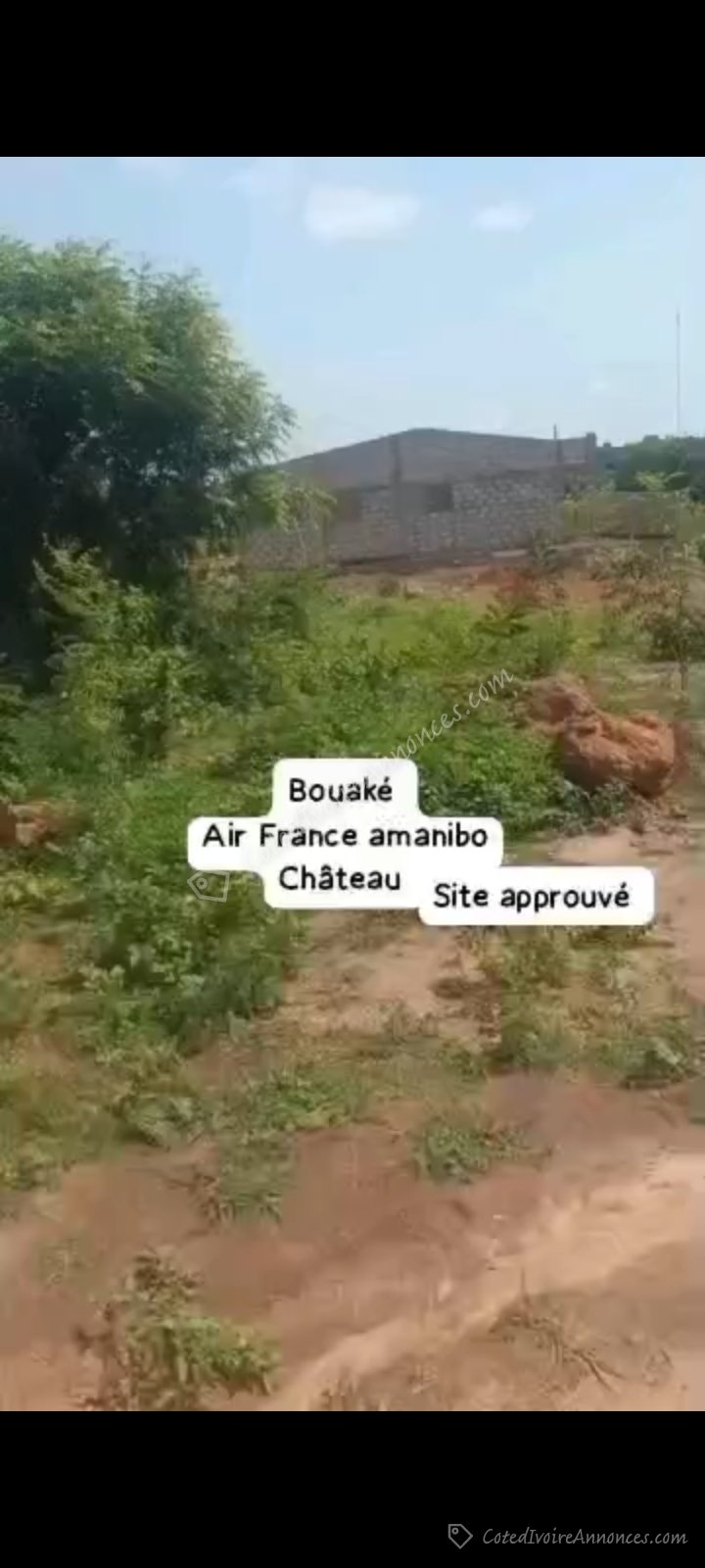TERRAINS À VENDRE à Bouaké