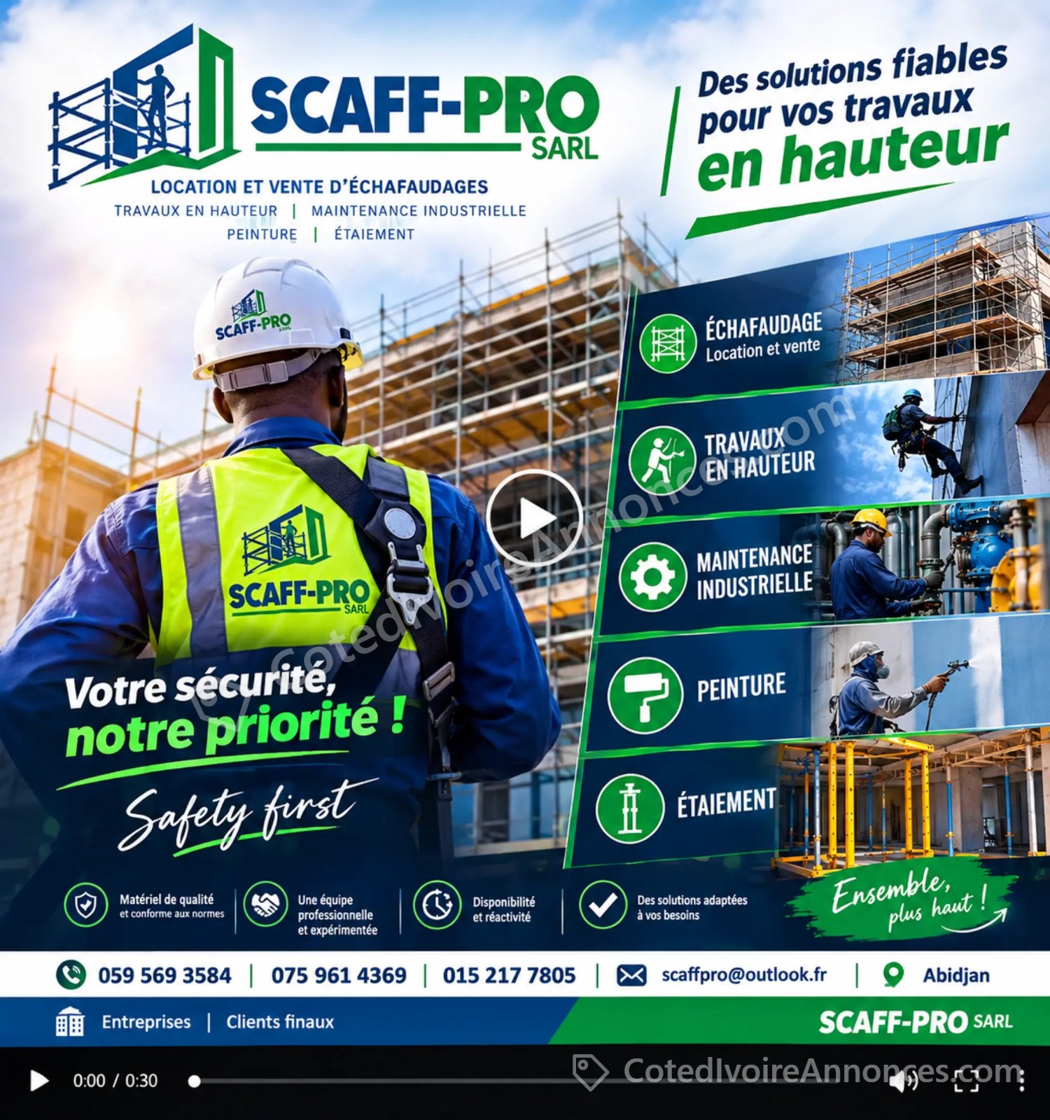 ECHAFAUDAGE — Matériel professionnel à Abidjan