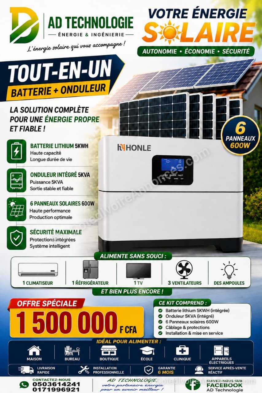 Énergie Solaire 5KWH