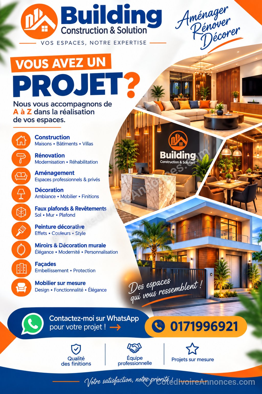 Construction et rénovation à Abidjan
