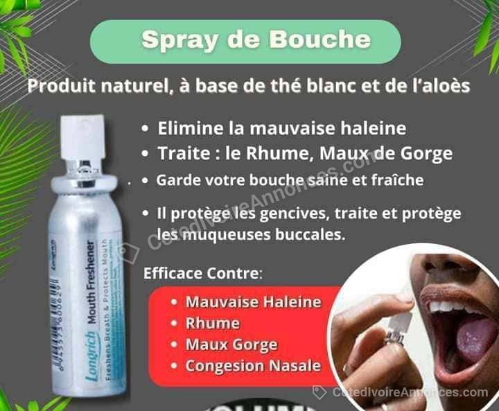 Parfum de bouche longrich à Abidjan